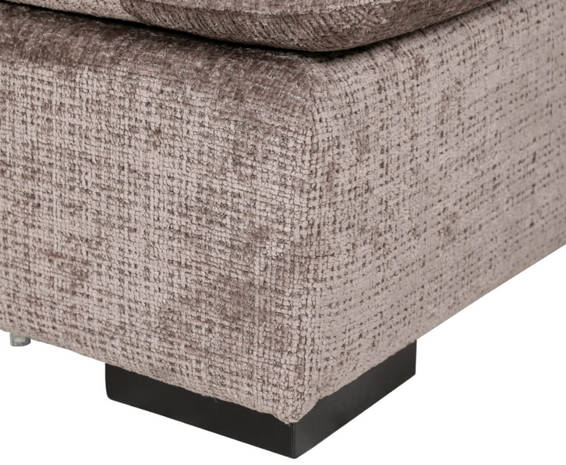 Aurori 3+1 Seater Sofa with Storage Ottoman Set - Mink