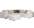 Aurori 2C2 Corner Sofa with Ottoman Storage Set - Light Grey