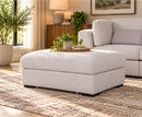 Aurori Storage Ottoman - Light Grey