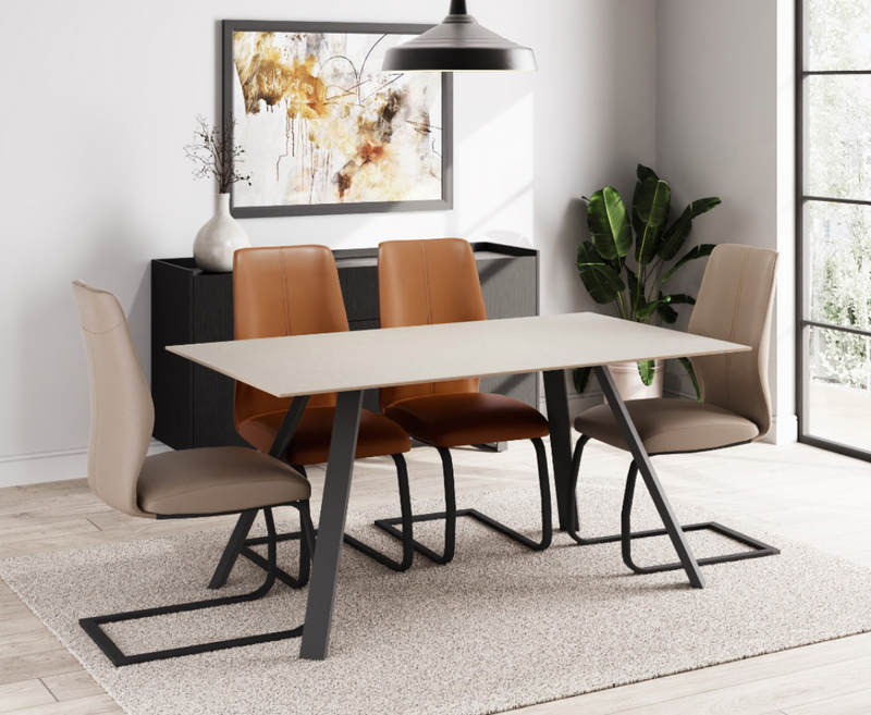 Avery Round Dining Table 160cm - Taupe