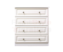 Avoca 4 Drawer Narrow Chest (635mm wide)