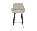 Barley Chenille Bar Stool - Cookies and Cream