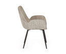 Barley Chenille Dining Chair (Sold in 2) - Cookies and Cream