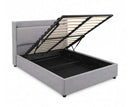 Blakely 4ft6 Double USB Ottoman Bed - Grey