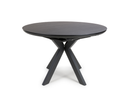 Boston 1.2M Round Extending Dining Table - Black