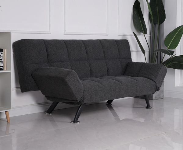 Boston Double Semi Reclined Sofabed - Charcoal
