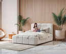 Bubble 4ft6 Double Ottoman Bed Pack - Beige