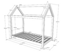 Cabane Toddler Bed 70x140cm - White