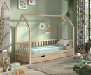 Cabane House Bed 90x200cm - Natural