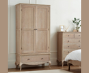 Camille 2 Door Wardrobe - Oak