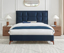 Carmen 4ft6 Double Bed - Navy