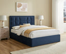 Carmen 6ft Superking Ottoman Bed - Navy
