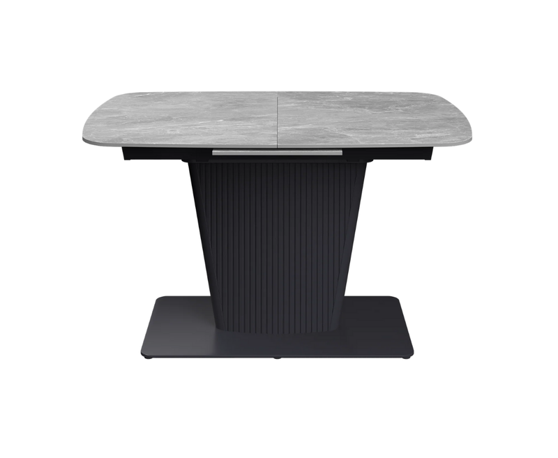 Castello 130cm Ceramic Extending Dining Table - Grey