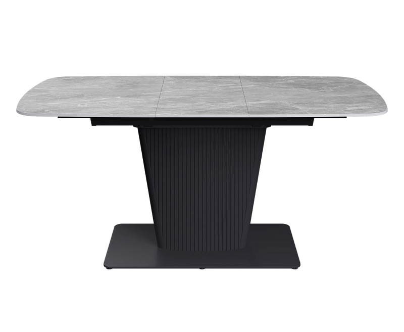Castello 130cm Ceramic Extending Dining Table - Grey