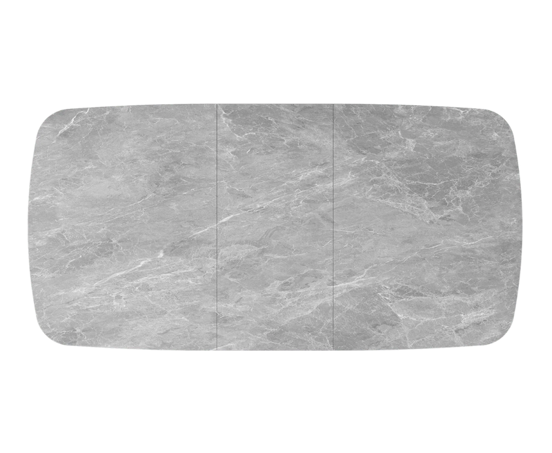Castello 130cm Ceramic Extending Dining Table - Grey