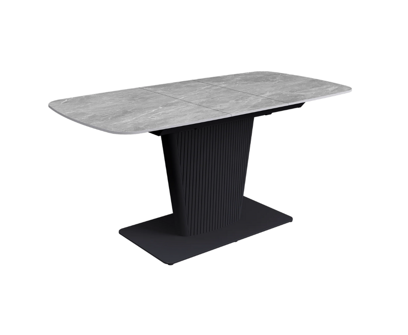 Castello 130cm Ceramic Extending Dining Table - Grey