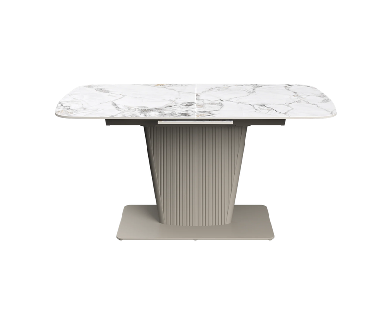 Castello 160cm Ceramic Extending Dining Table - White