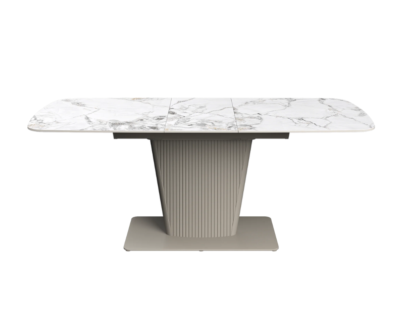 Castello 160cm Ceramic Extending Dining Table - White