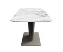 Castello 160cm Ceramic Extending Dining Table - White