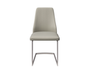 Castello Leather Dining Chair - Light Grey
