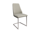 Castello Leather Dining Chair - Light Grey