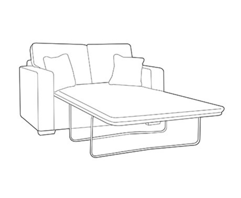 Chicago 120cm Sofa Bed - Standard