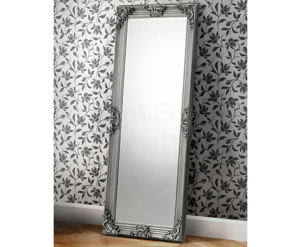 Coco Pewter Lean-To Dress Mirror
