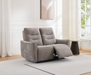 Corey 2.5+2 Seater Electric Reclining Sofa Set - Stone