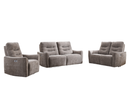 Corey 2.5+2+1 Seater Electric Reclining Sofa Set - Stone