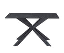 Creed 1.35m Fixed Dining Table - Black