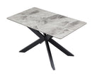 Creed 1.35m Fixed Dining Table - Grey