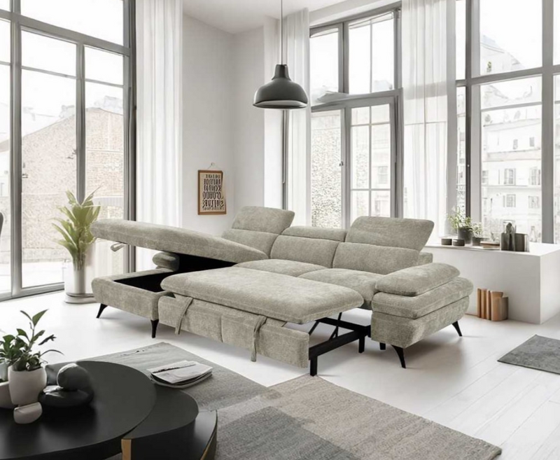 Croia LHF Sofa Bed - Beige