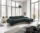 Croia RHF Sofa Bed - Green