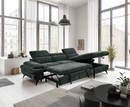Croia RHF Sofa Bed - Green
