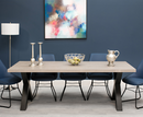 Dallas Dining Table 180 cm - Grey | Oak