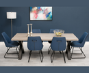 Dallas Dining Table 180 cm - Grey | Oak