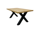Dallas Dining Table 180 cm - Grey | Oak
