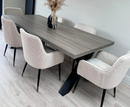 Dallas Dining Table 220 cm - Oak | Grey