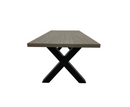 Dallas Dining Table 180 cm - Grey | Oak