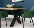 Dallas Dining Table 180 cm - Grey | Oak