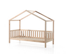 Dally House Bed with Gate 90x200cm - Natural