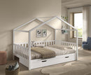 Dally House Bed 140 × 200 cm - White