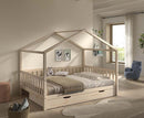 Dally House Bed 140 × 200 cm - Natural