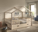 Dally House Bed 140 × 200 cm - Natural