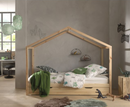 Dally House Bed without Gate 90x200cm - Natural