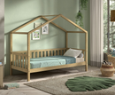 Dally House Bed with Gate 90x200cm - Natural