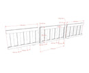 Dally House Bed 140 × 200 cm - White