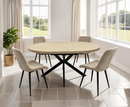 Dalton 1.2m Round Ext Dining Table - Light Oak