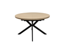 Dalton 1.2m Round Ext Dining Table - Light Oak