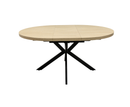 Dalton 1.2m Round Ext Dining Table - Light Oak